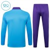 Real Madrid Trainings Sweatshirt Quarter-zip 2025-26 Blauwe - Kids